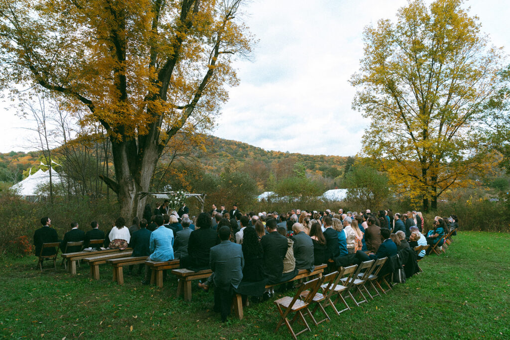 Blooming Hill Farm wedding outdoor ceremony