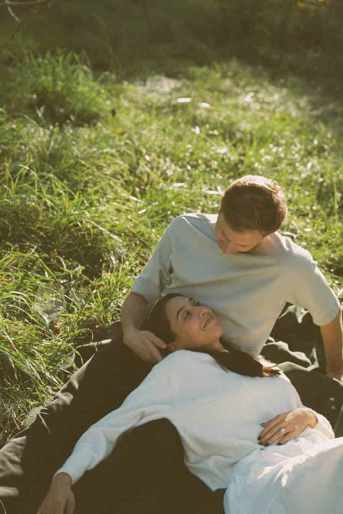 Vermont couples session moment of calm, by Elsie Goodman Photography.